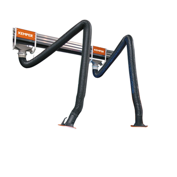 Exhaust arm for Suction Rail length 2m, 3m, 4m, Ø 150 mm
